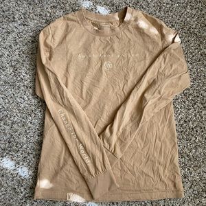 Dutch Bros tan long sleeve tee